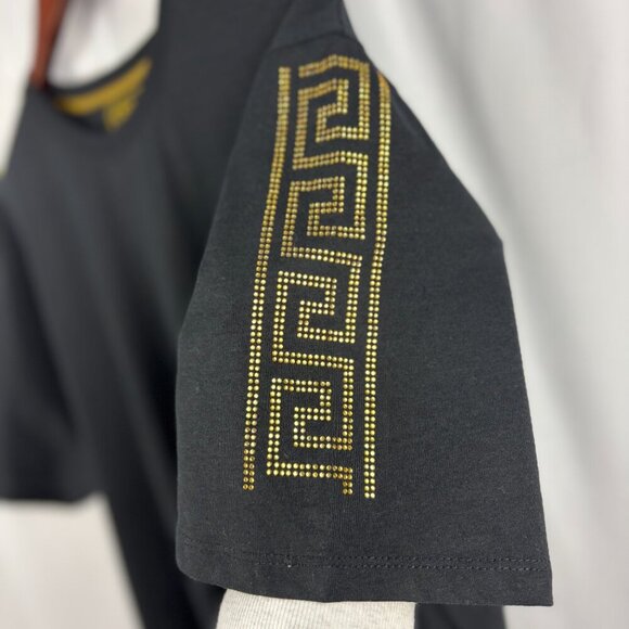 Casa Moda Couture Black Graphic T-Shirt - Picture 4 of 9